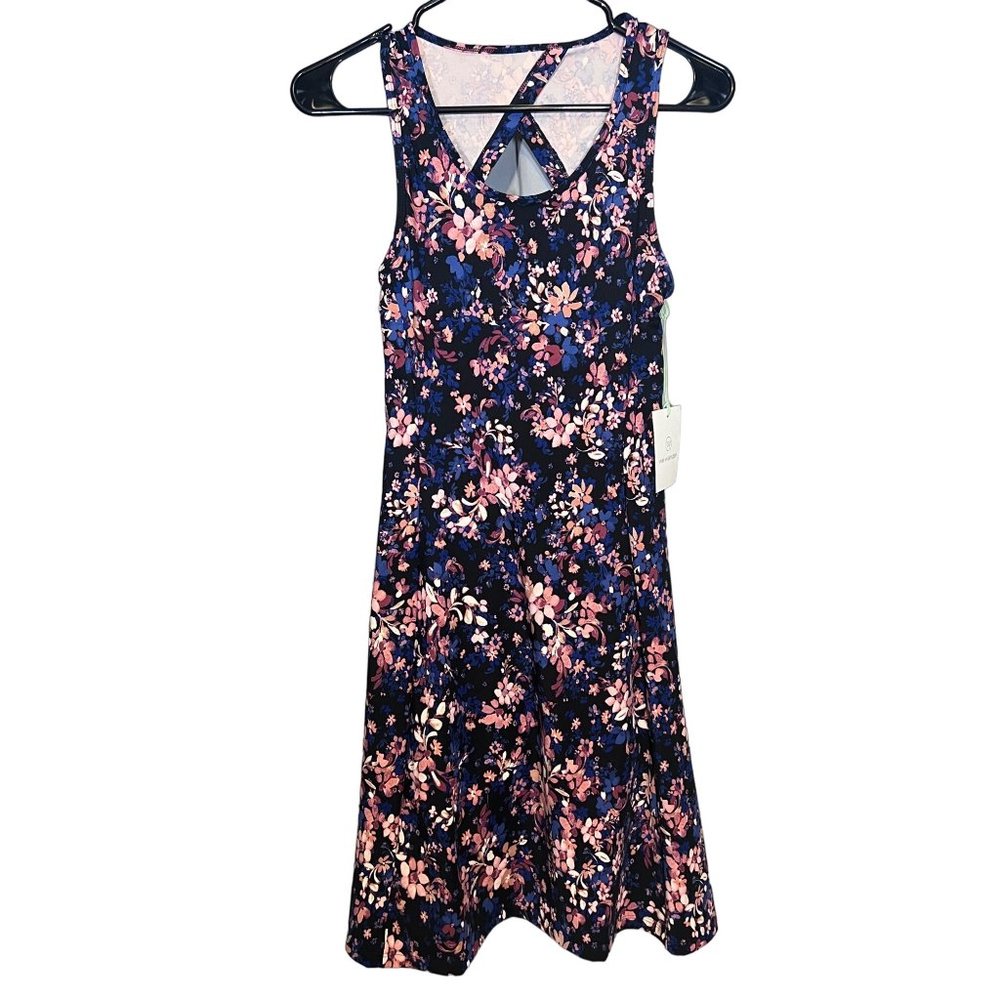 NWT We Wander womens floral sporty dress built in shorts XS